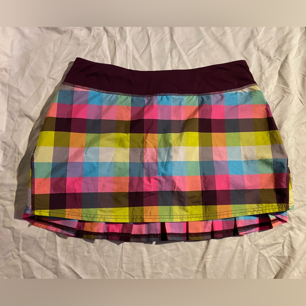 Lululemon, pleated running skort, size 10